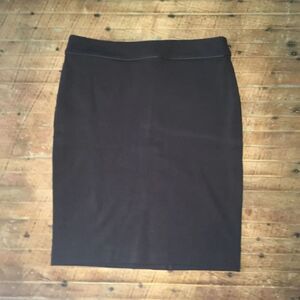 Kate Hill brown 12P business casual pencil skirt